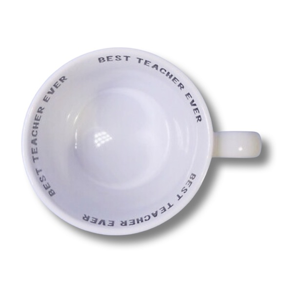 Colored Pencil Large Coffee Mug “Best Teacher Ever” Gift for School - Picture 5 of 5